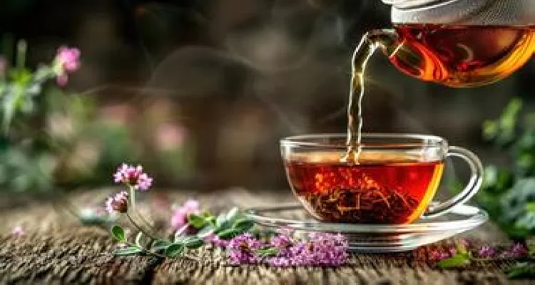 Valerian tea preparation, a natural solution to fight insomnia.