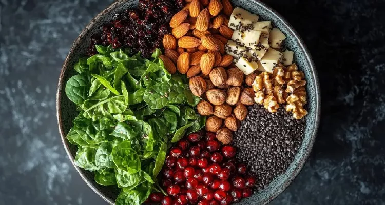 Top 10 superfoods to boost immunity in a colorful bowl