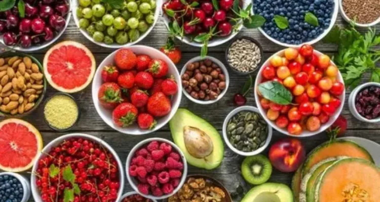 Farmers’ market with natural foods to improve prostate health for men’s wellness