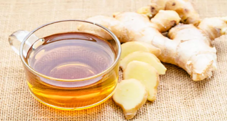 Ginger, a cramp-relieving star in natural remedies to relieve PMS and menopause symptoms.